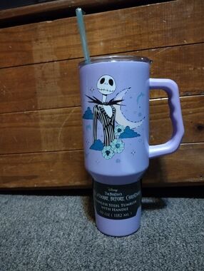 Disney Tim Burtons Nightmare Before Christmas Stainless Steel Tumbler 40 OZ